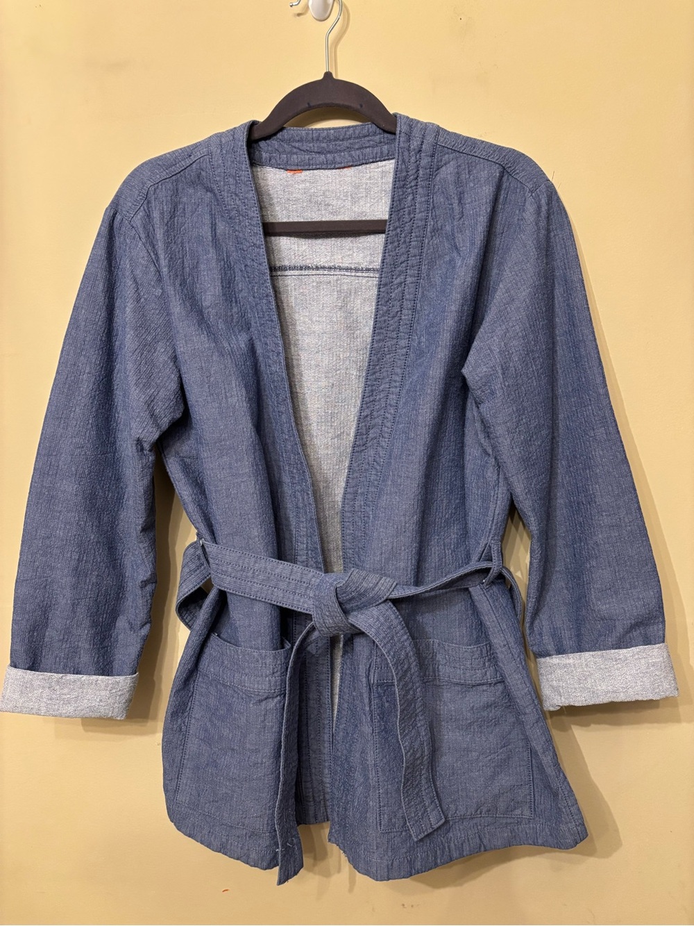 Joe Fresh Chambray Tie-Waist Jacket